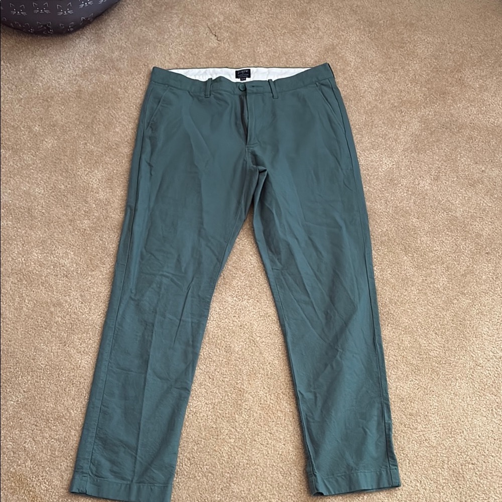 J. Crew Men's Green Chinos